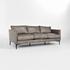 Abigail 85" Sofa Dark Gray by Classic Home