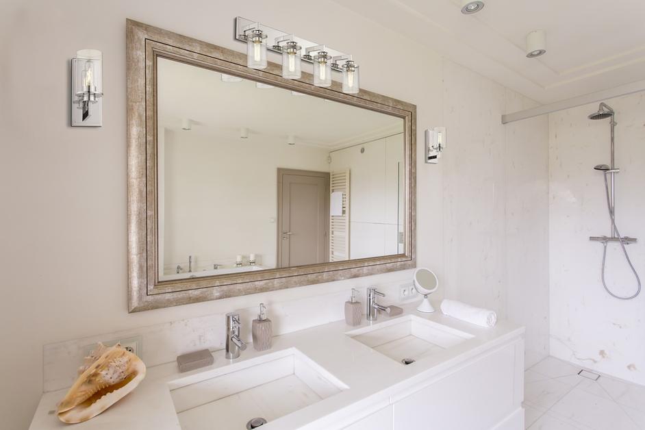 Savannah 4 Light Vanity in Chrome Finish by Z-Lite