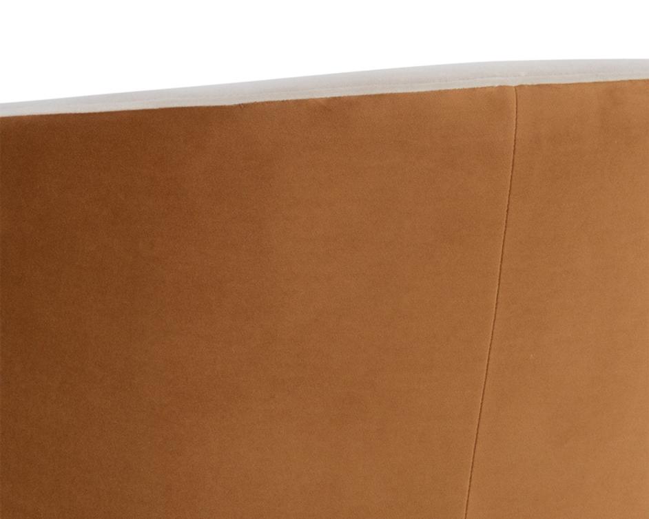 SARINA SWIVEL LOUNGE CHAIR - MEG TAUPE / MEG GOLD by Sunpan