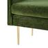 Marsha KD Velvet Bench, Dainty Green by New Pacific Direct