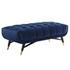 Scholar 47.5" Performance Velvet Bench In Midnight Blue by Modway Furniture