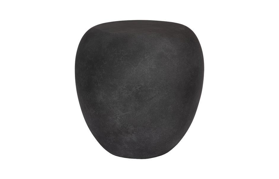 River Stone Side Table, Charcoal Stone by Phillips Collection