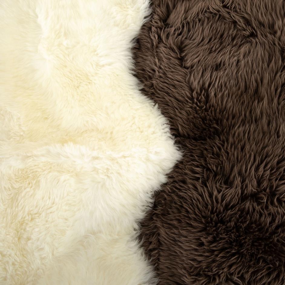 Lalo Lambskin Rug, Cream by FOUR HANDS