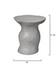 Sculpt Fiber Glass Indoor & Outdoor Side Table, Cement Rustic by Jamie Young