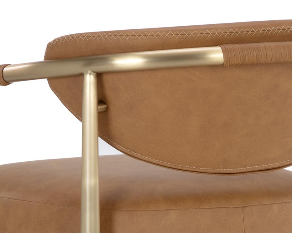 HELOISE BARSTOOL - MILLIKEN COGNAC by Sunpan