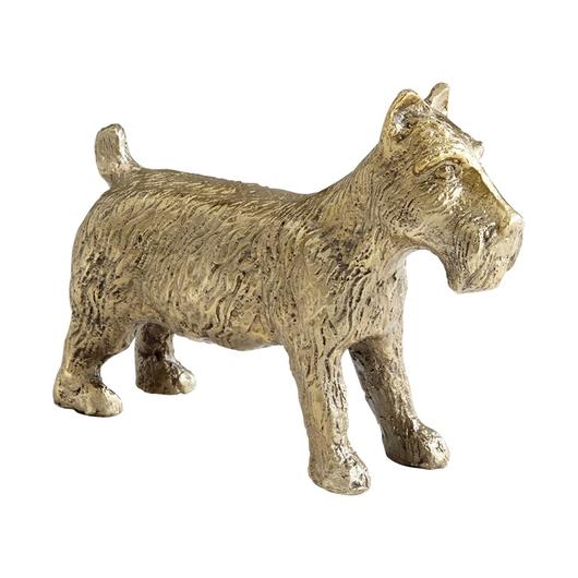 Dog Token in Aged Brass by Cyan Design