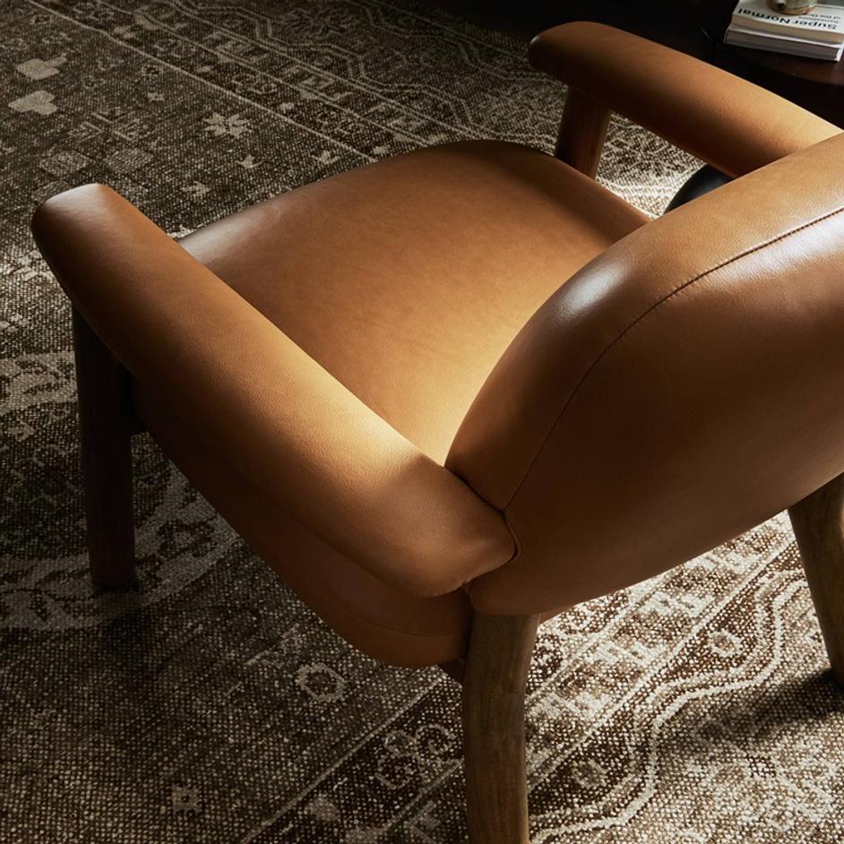 Eisley Chair In Trevino Camel by Four Hands