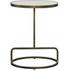 Jessenia White Marble Accent Table by Uttermost