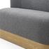 Krista Dining Bench In Knoll Charcoal by FOUR HANDS