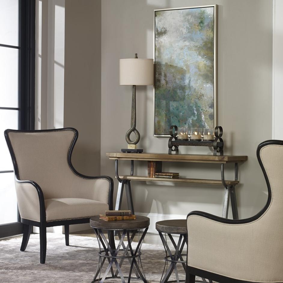 Roaring Thunder Hand Painted Canvas by Uttermost