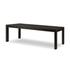 Noeline Double Extension Dining Table - Cracked Smoked Black Veneer by Four Hands