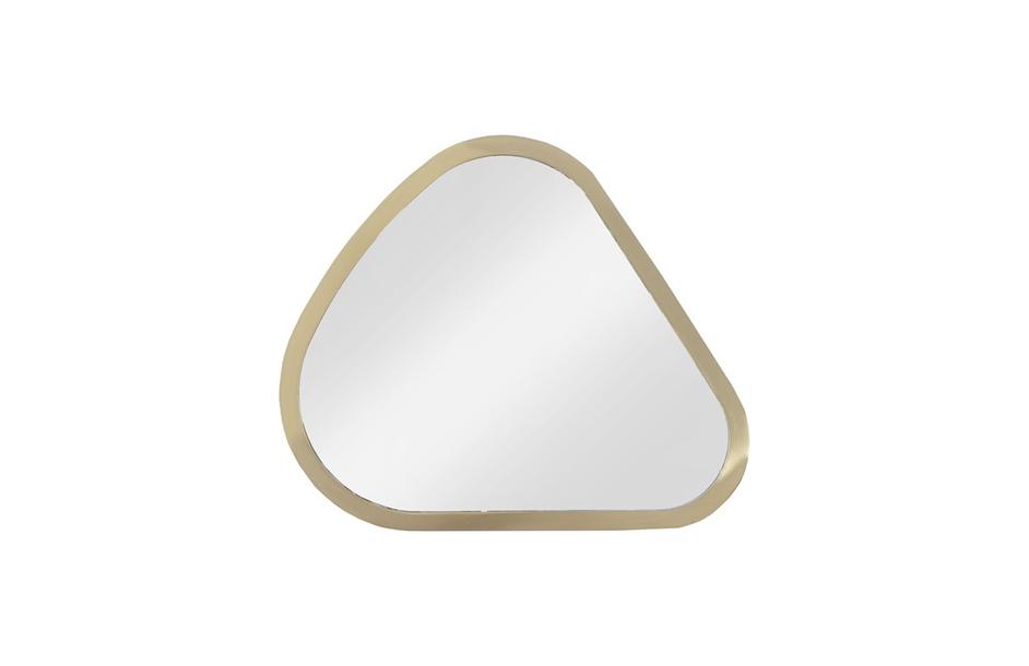 Pebble Mirrors, Set of 4, Brushed Brass by PHILLIPS COLLECTION