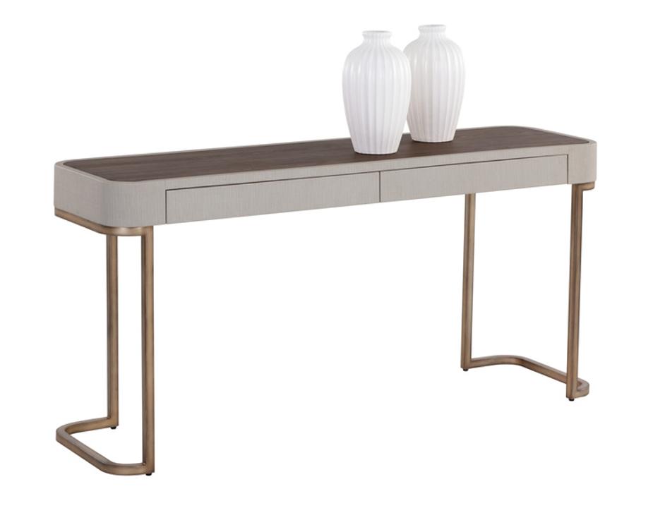 JAMILLE CONSOLE TABLE - CREAM by Sunpan