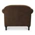 Harmony Accent Chair Dark Brown Faux Mohair by Moes Home