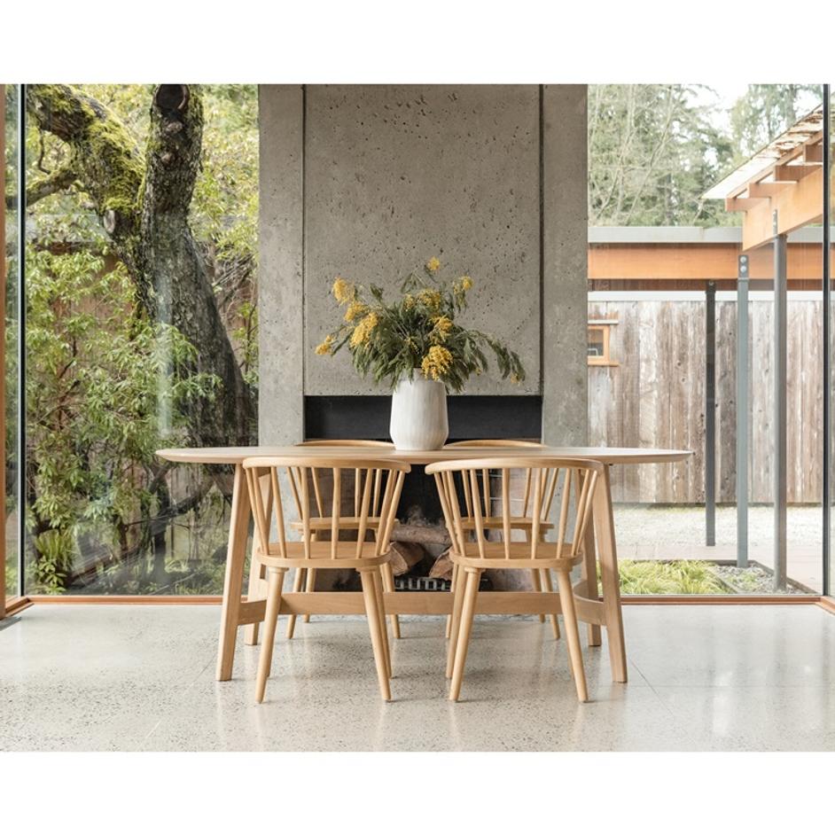 TRIE DINING TABLE SMALL NATURAL by Moes Home