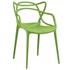 Gaile Dining Armchair In Green by Modway Furniture