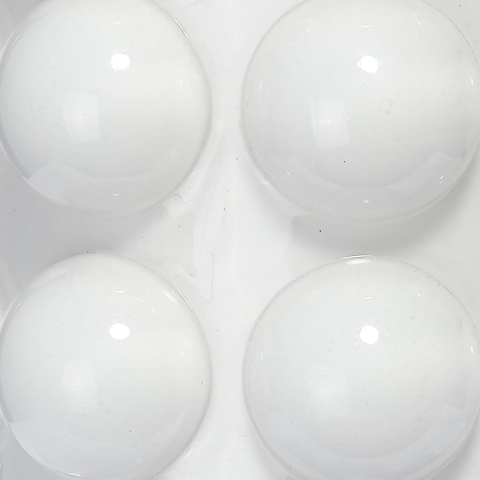 Seltzer Blown Glass Table Lamp, White by Jamie Young