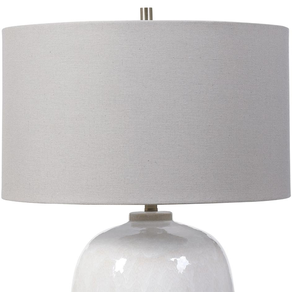 Winterscape White Glaze Table Lamp by Uttermost