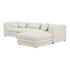 Lowtide Lounge Modular Sectional Warm White by Moes Home