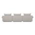 Rosello Modular Sofa Light Grey by Moes Home