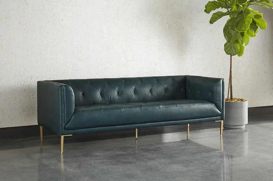 Westin Sofa - Vintage Peacock by Sunpan