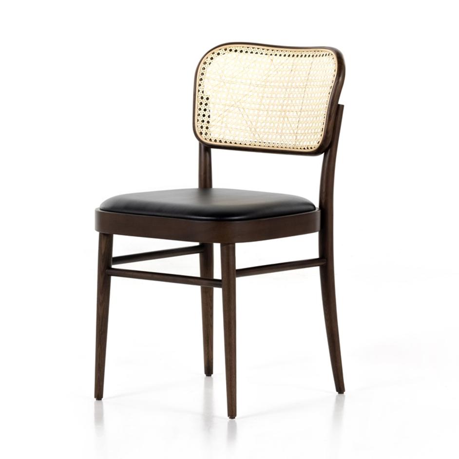 Court Dining Chair In Noir by FOUR HANDS