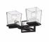 Bleeker Street 2 Light Vanity in Matte Black + Chrome Finish by Z-Lite