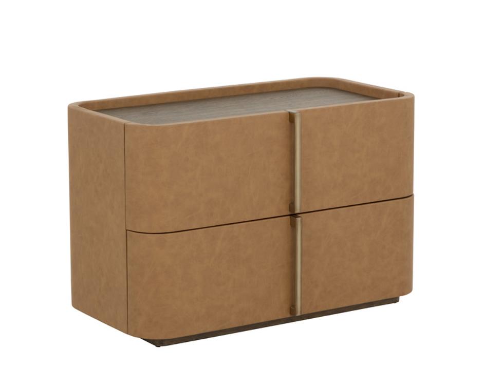 JAMILLE NIGHTSTAND - LARGE - COGNAC by Sunpan