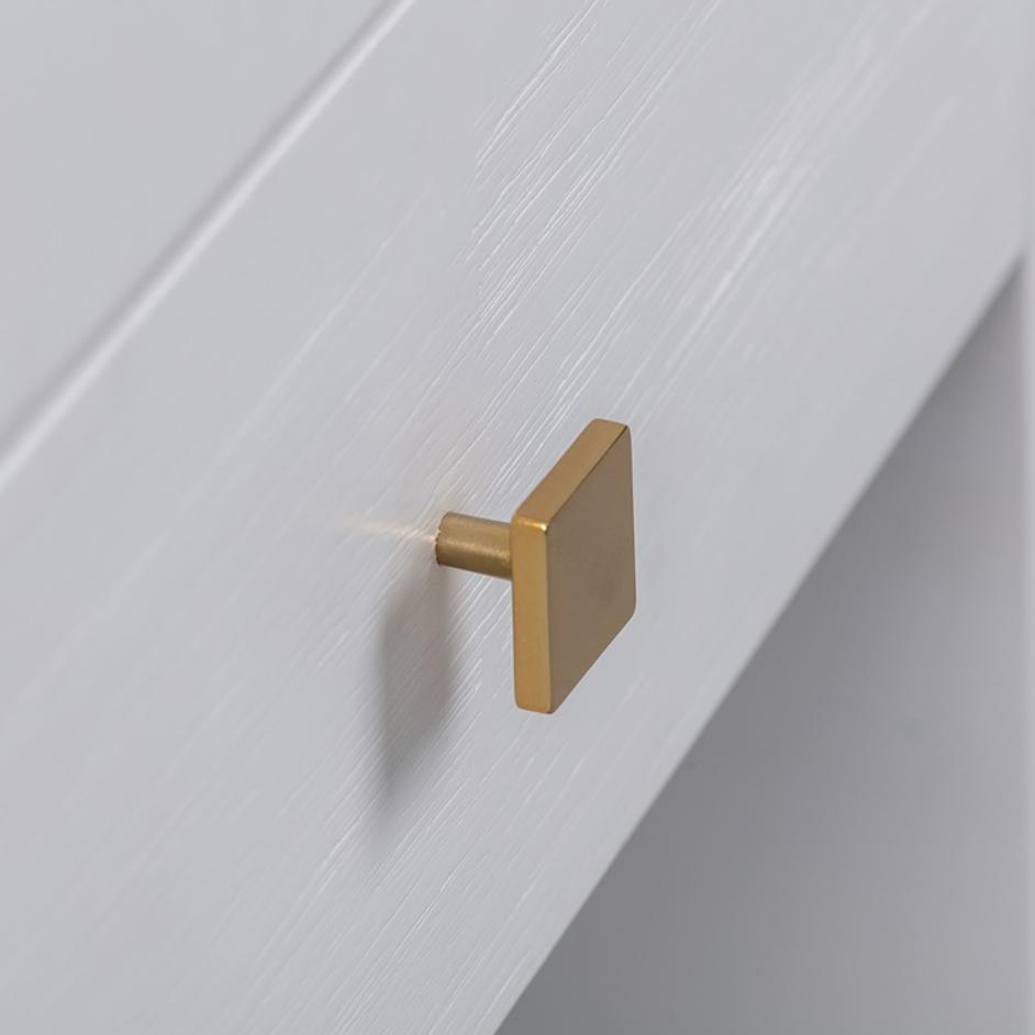 Hump White Nightstand by tov furniture