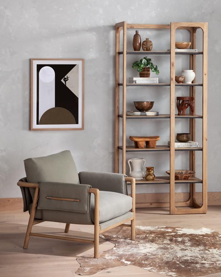 Harrison Chair In Villa Olive by FOUR HANDS