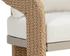 PYLOS DINING ARMCHAIR - NATURAL - LOUIS CREAM by Sunpan