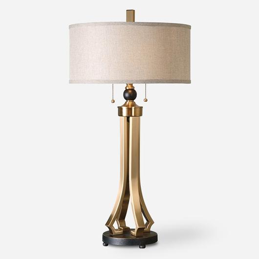 Selvino Brushed Brass Table Lamp by Uttermost