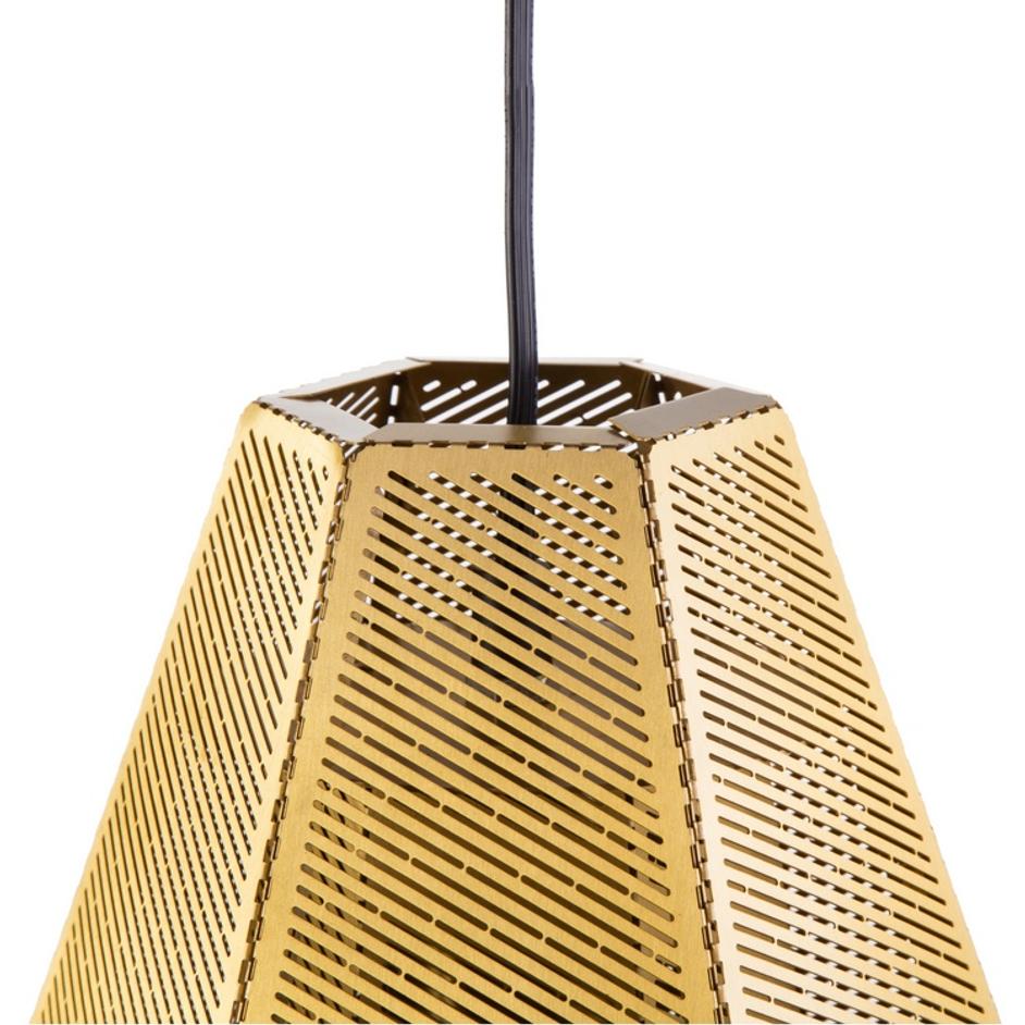 Hayley Pendant Lamp In Brass by GALLA HOME