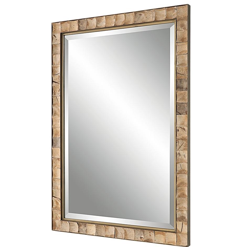Cocos Coconut Shell Mirror by Uttermost