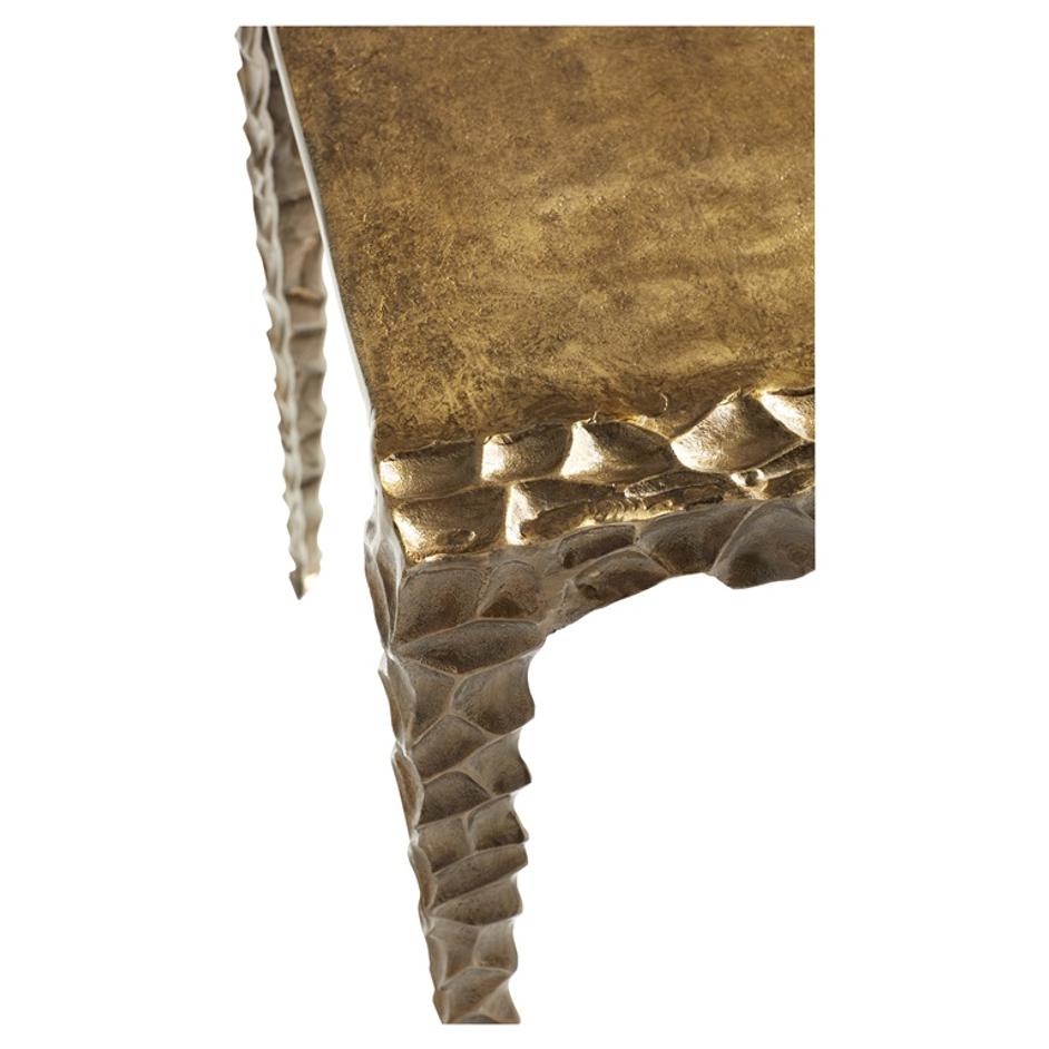 Imprint Side Table | Antique Brass by Cyan Design