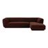 Zandro Right Sectional Warm Brown by Moes Home