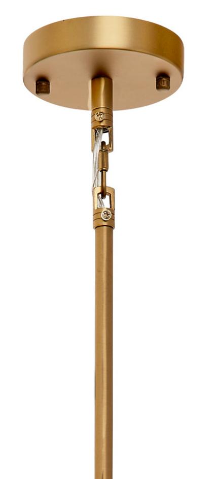 Cala 1-Light Blown Glass Pendant, Clear by Jamie Young