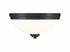 Ashton 3 Light Flush Mount in Matte Black Finish by Z-Lite