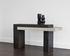 HERRIOT CONSOLE TABLE - DARK BROWN / GREY by Sunpan