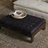 Halston Cocktail Ottoman In Heirloom Black by FOUR HANDS
