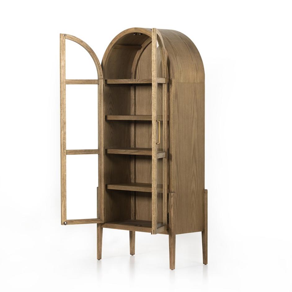 Tolle Cabinet In Drifted Oak Solid by FOUR HANDS