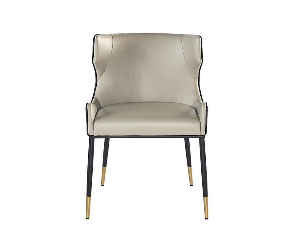 Gianni Dining Chair - Dillon Stratus / Dillon Black by Sunpan