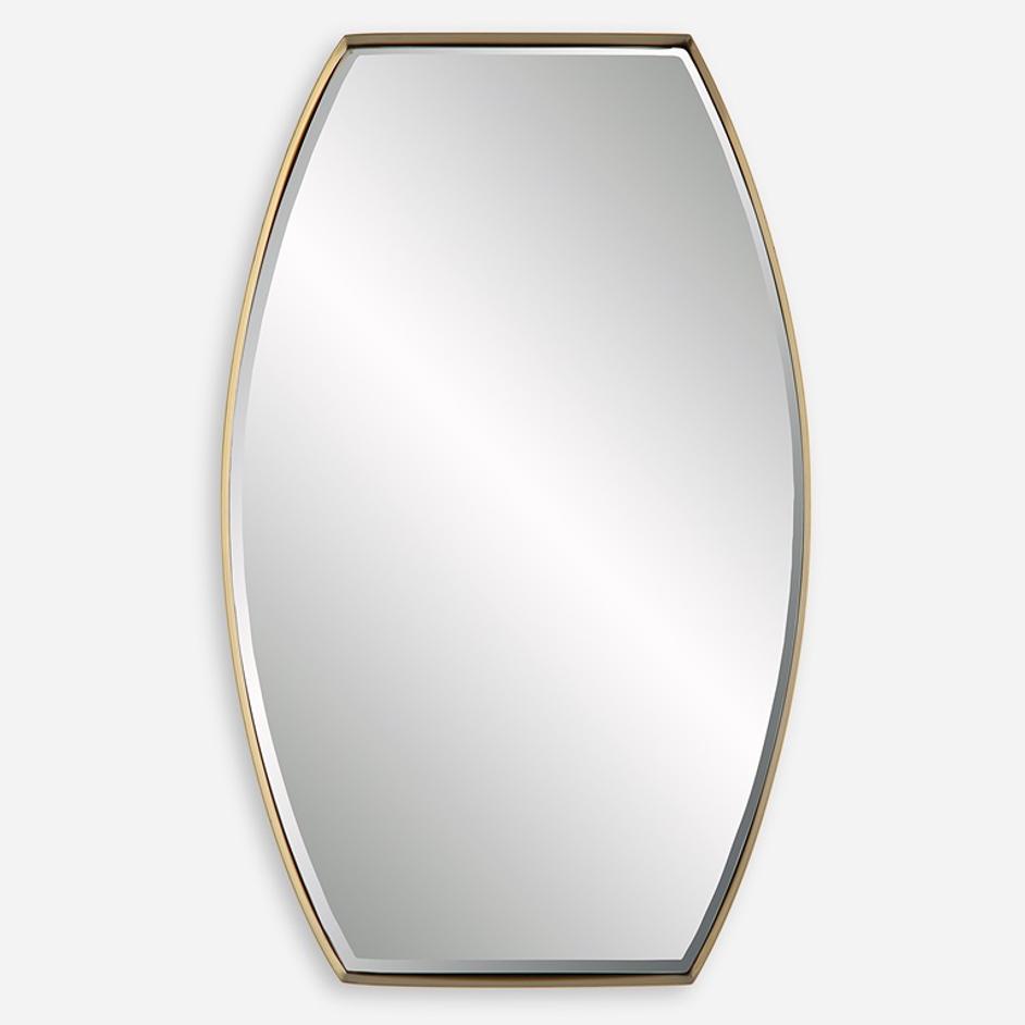 Portal Modern Brass Mirror by Uttermost
