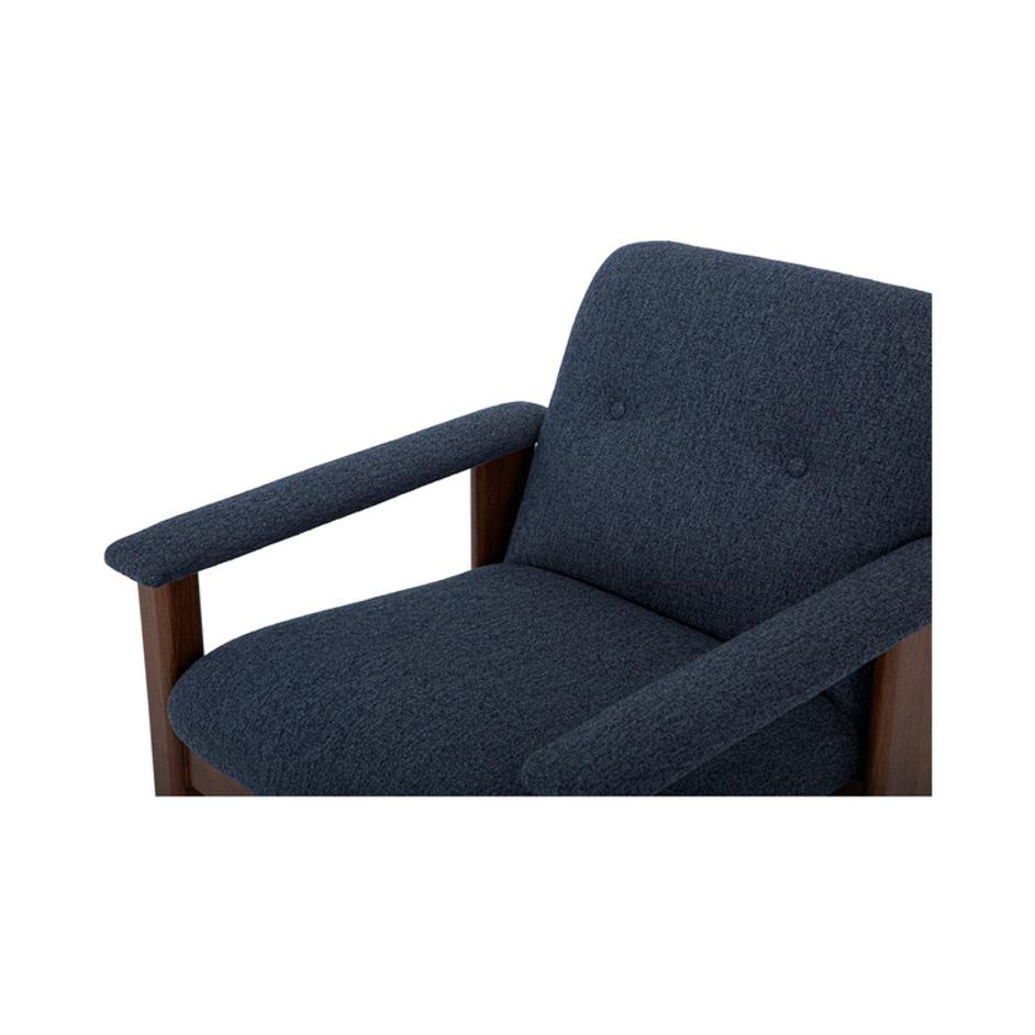 Parker Lounge Chair Dark Blue by Moes Home