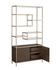 Stamos Bookcase - Gold - Raw Umber by Sunpan