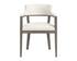 BRYLEA DINING ARMCHAIR - ASH GREY - LINOSO IVORY by Sunpan