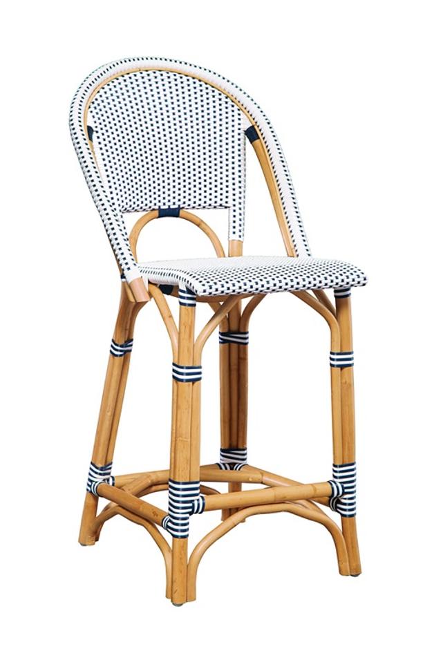 Blue Leroy Counter Stool by Furniture Classics