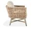 Collins Outdoor Accent Chair Natural/Sand by Classic Home
