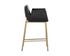 LUCANO COUNTER STOOL - BRAVO BLACK by Sunpan
