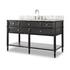 Toulouse Single Wide Vanity - Satin Black Veneer by Four Hands
